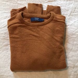 Men’s J. Crew 100% Lambswool Crewneck Sweater - Golden Tan